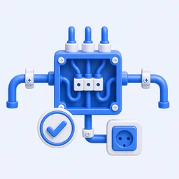 Icono 3D de Instalaciones Electricas